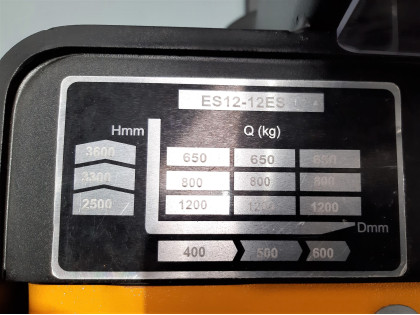 Apilador Electrico conductor a pie mb forklift ES12-12ES (2S360) - 2405025 | Europea de Carretillas 2