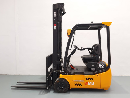 Carretilla Elevadora Electrica 3 ruedas mb forklift CPD20L2 (Litio) 48V 360Ah - 3041004 | Europea de Carretillas