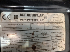 Carretilla Elevadora Electrica 4 ruedas caterpillar EP16ACN - 3156002 | Europea de Carretillas