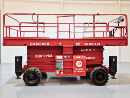 Plataforma Tijera Diesel haulotte H18SXLNT - 2340006 | Europea de Carretillas 2