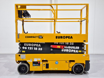 Plataforma Tijera Electrica haulotte COMPACT 10N AE - 1027040 | Europea de Carretillas