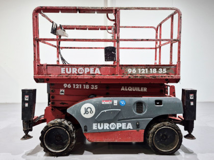 Plataforma Tijera Diesel haulotte C12DX - 1262019 | Europea de Carretillas