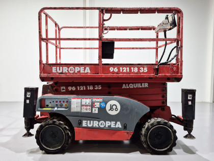 Plataforma Tijera Diesel haulotte C12DX - 1262019 | Europea de Carretillas 2