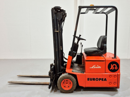 Carretilla Elevadora Electrica 3 ruedas linde E12Z - 1353006 | Europea de Carretillas