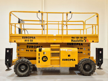 Plataforma Tijera Diesel haulotte H15SX - 1442006 | Europea de Carretillas