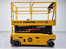 Plataforma Tijera Electrica haulotte COMPACT 12 AE - 1454040 | Europea de Carretillas