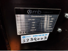 Carretilla Elevadora Electrica 4 ruedas mb forklift EFL181 (Litio) - 3234008 | Europea de Carretillas