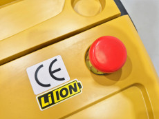 Transpaleta Electrica con plataforma caterpillar NPV20QL (Litio) - 3930002 | Europea de Carretillas