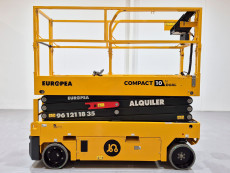 Plataforma Tijera Electrica haulotte COMPACT 10N AE DUAL - 1027048 | Europea de Carretillas