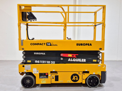 Plataforma Tijera Electrica haulotte COMPACT 10N AE DUAL - 1027049 | Europea de Carretillas