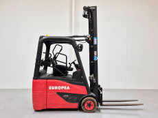 Carretilla Elevadora Electrica 3 ruedas linde E16H-02 (serie 386) - 2474004 | Europea de Carretillas