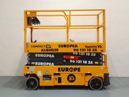 Plataforma Tijera Electrica haulotte COMPACT 10N AE - 1027027 | Europea de Carretillas