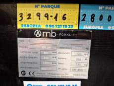 Transpaleta Electrica con plataforma mb forklift KPL201 (Litio) 24V 210Ah - 3299016 | Europea de Carretillas