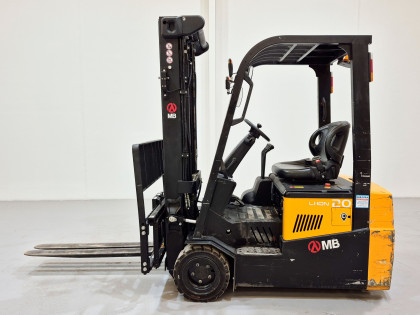 Carretilla Elevadora Electrica 3 ruedas mb forklift CPD20TVL (Litio) 80V 205Ah - 3522003 | Europea de Carretillas