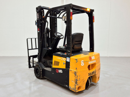 Carretilla Elevadora Electrica 3 ruedas mb forklift CPD20TVL (Litio) 80V 205Ah - 3522003 | Europea de Carretillas 2