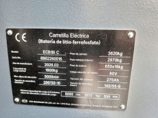 Carretilla Elevadora Electrica 3 ruedas byd ECB18iC - 3759008 | Europea de Carretillas
